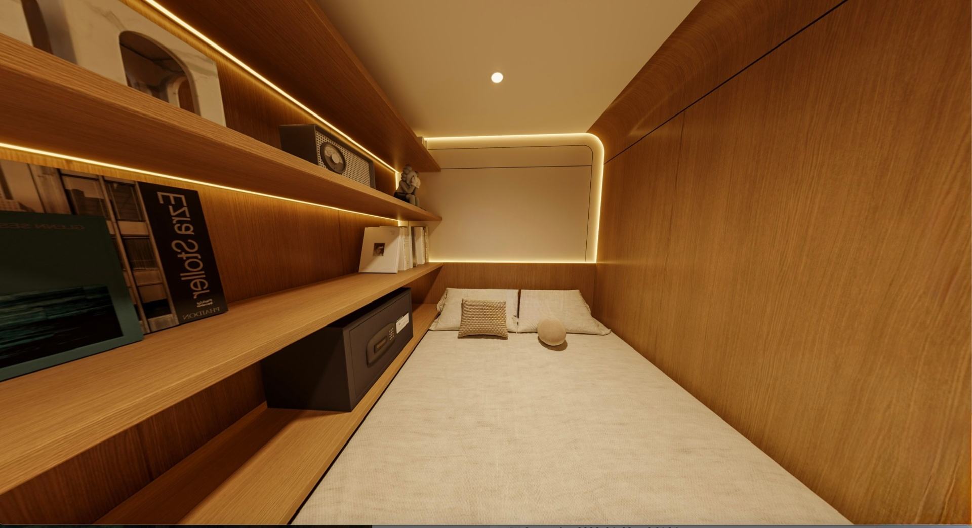 Inside a Beyond Human Studio biometric micro-room