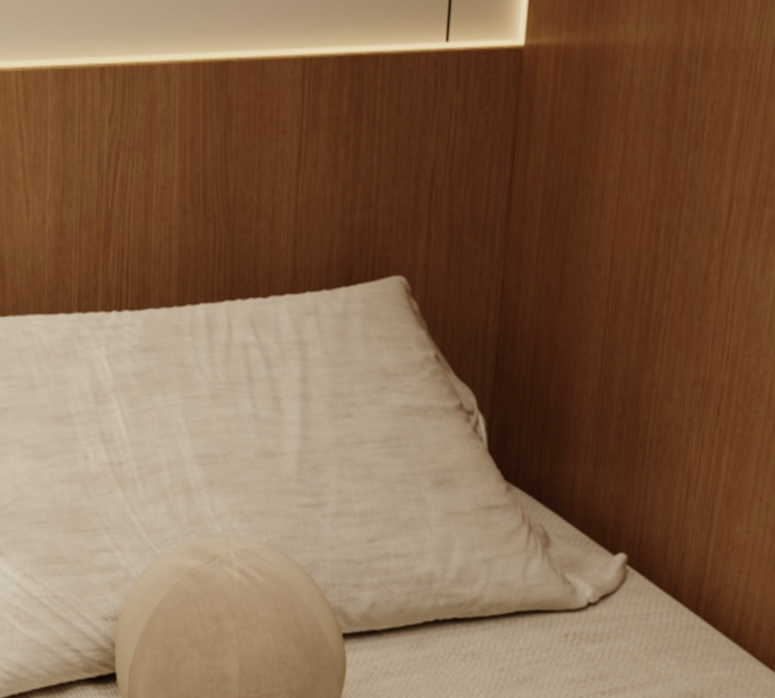 Clean mini-room bed ready for next resident