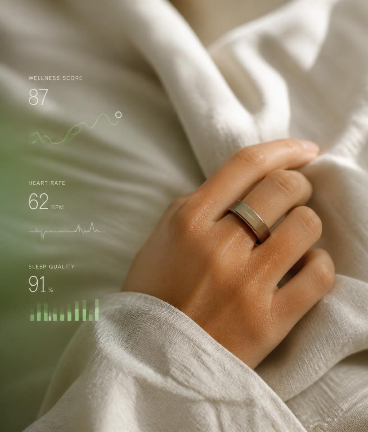 Wearable syncing biometric data with the room